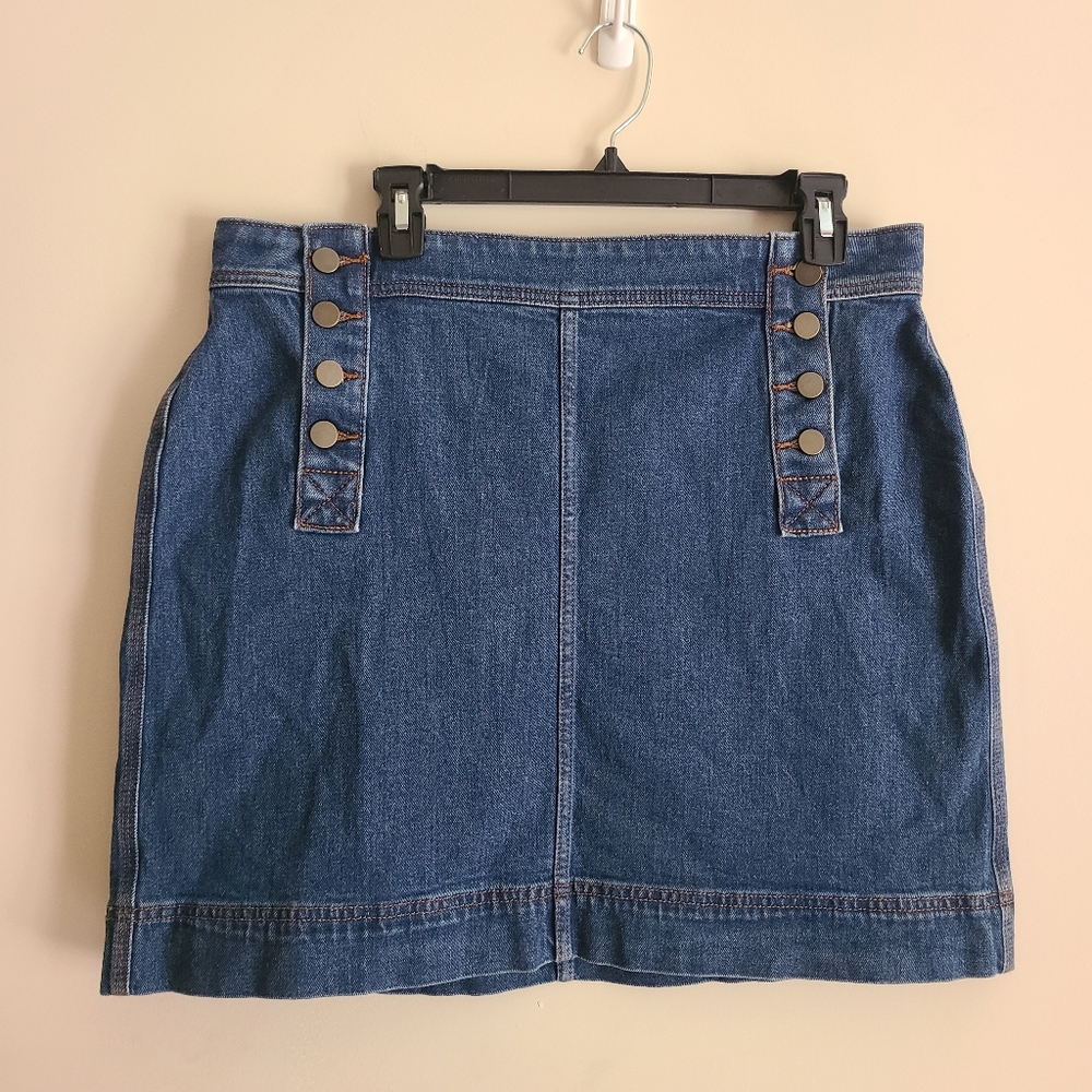 Loft Outlet Denim Sailor Skirt